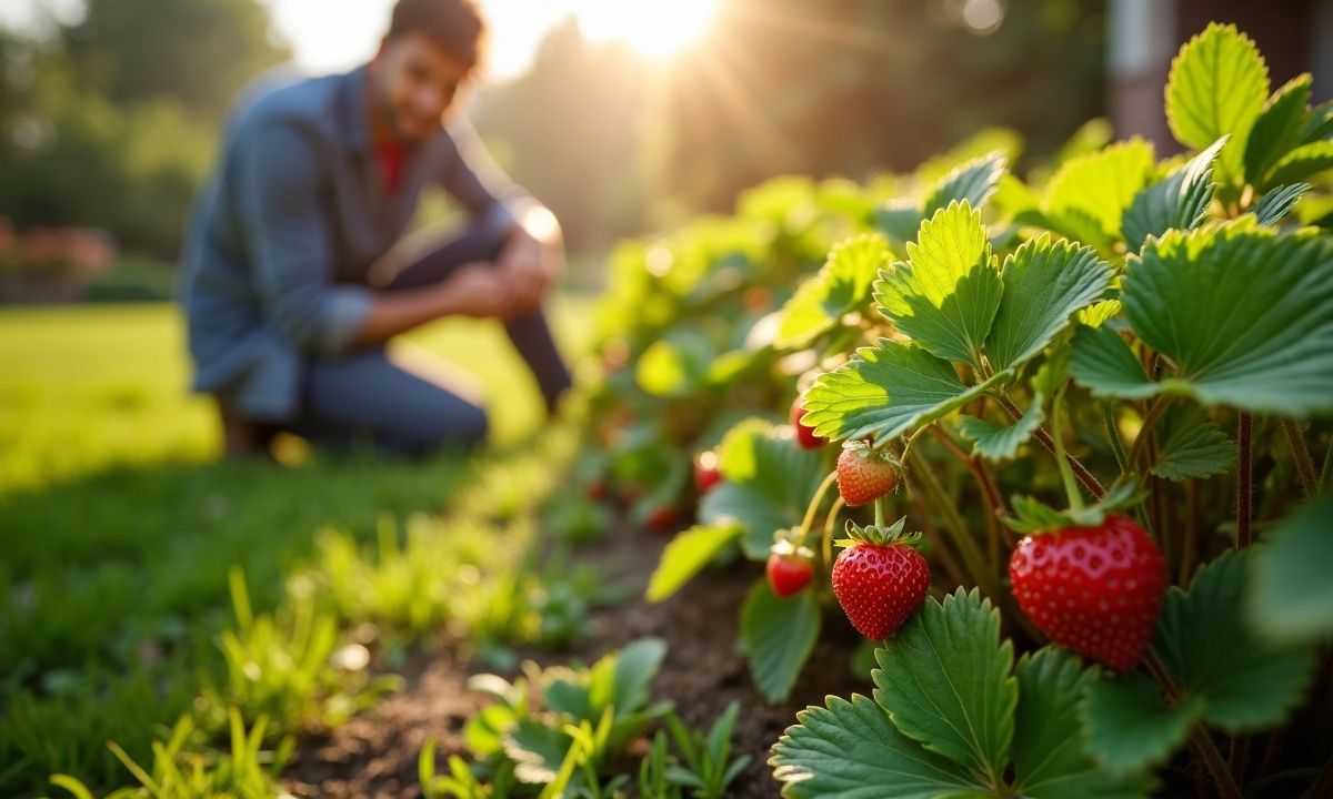 Ce geste qui fend le cœur des jardiniers est pourtant la clé d'une récolte de fraises exceptionnelle (cascade de fruits...