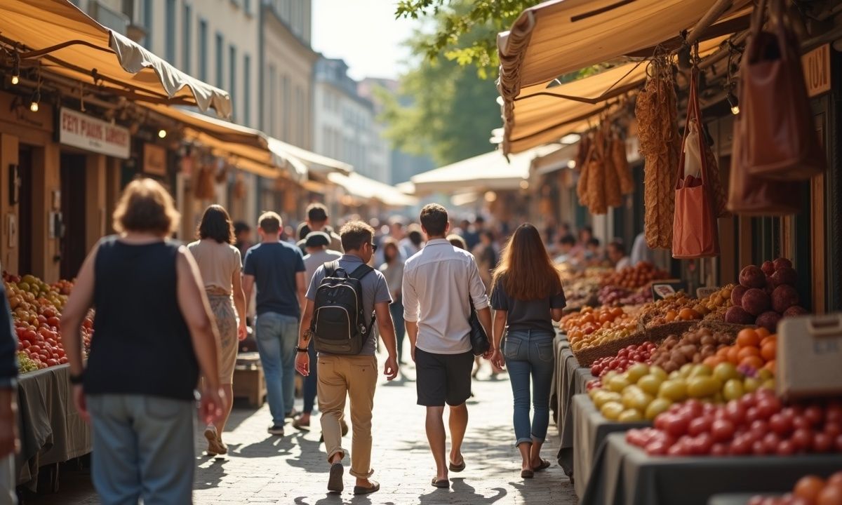 Chacun paie en fonction de ses moyens : une incroyable vague de solidarité s'empare de ce marché français grâce à un ...