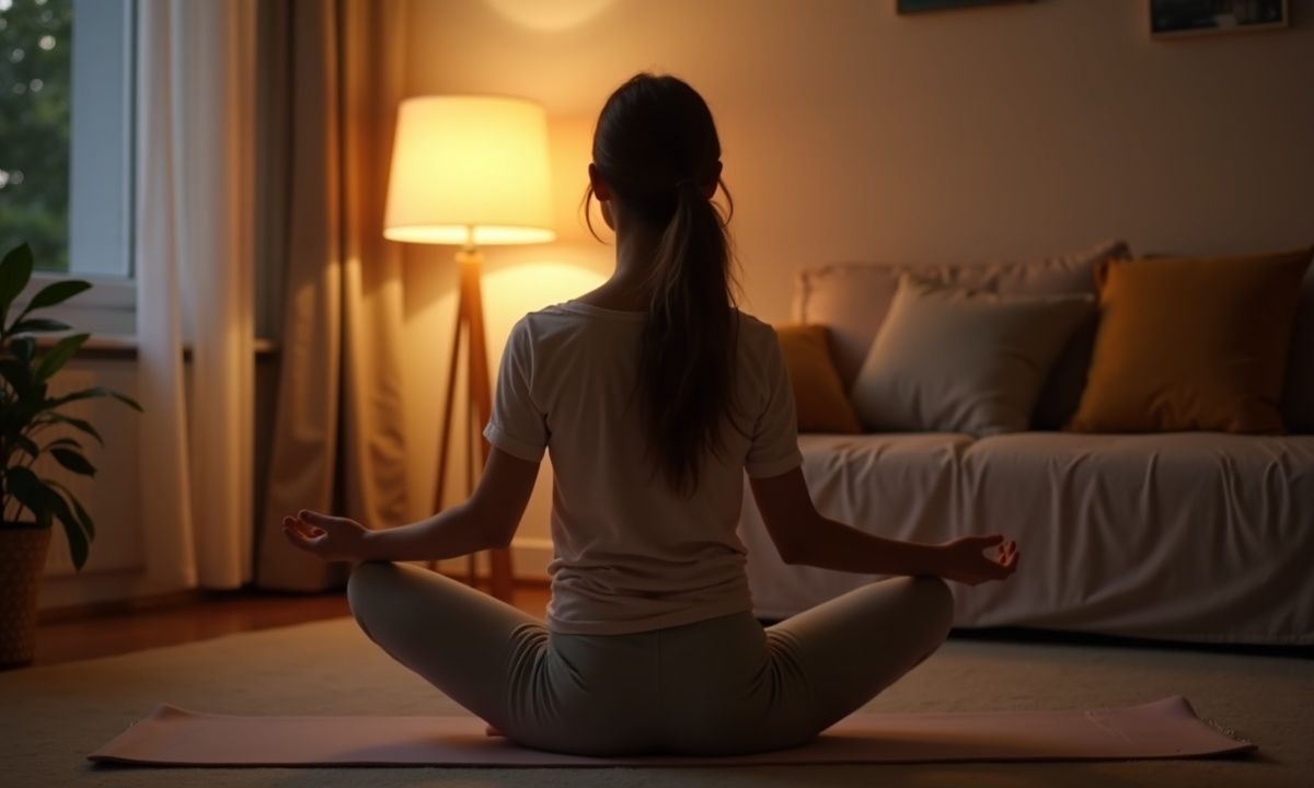 Gentle Evening Yoga to Release Hip Stiffness and Upper Body Pressure