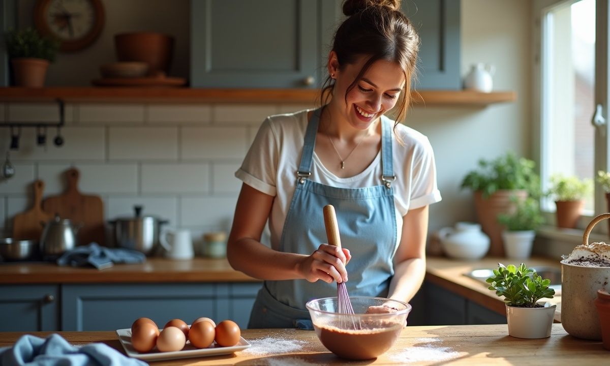 Je vais vous donner ma recette un peu magique" : Julie Andrieu révèle la mousse au chocolat qu'on lui demande à chaque ...