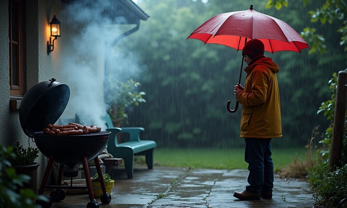 Pluie et barbecue : le réflexe de survie qui peut vous tuer, l'alerte urgente des pompiers