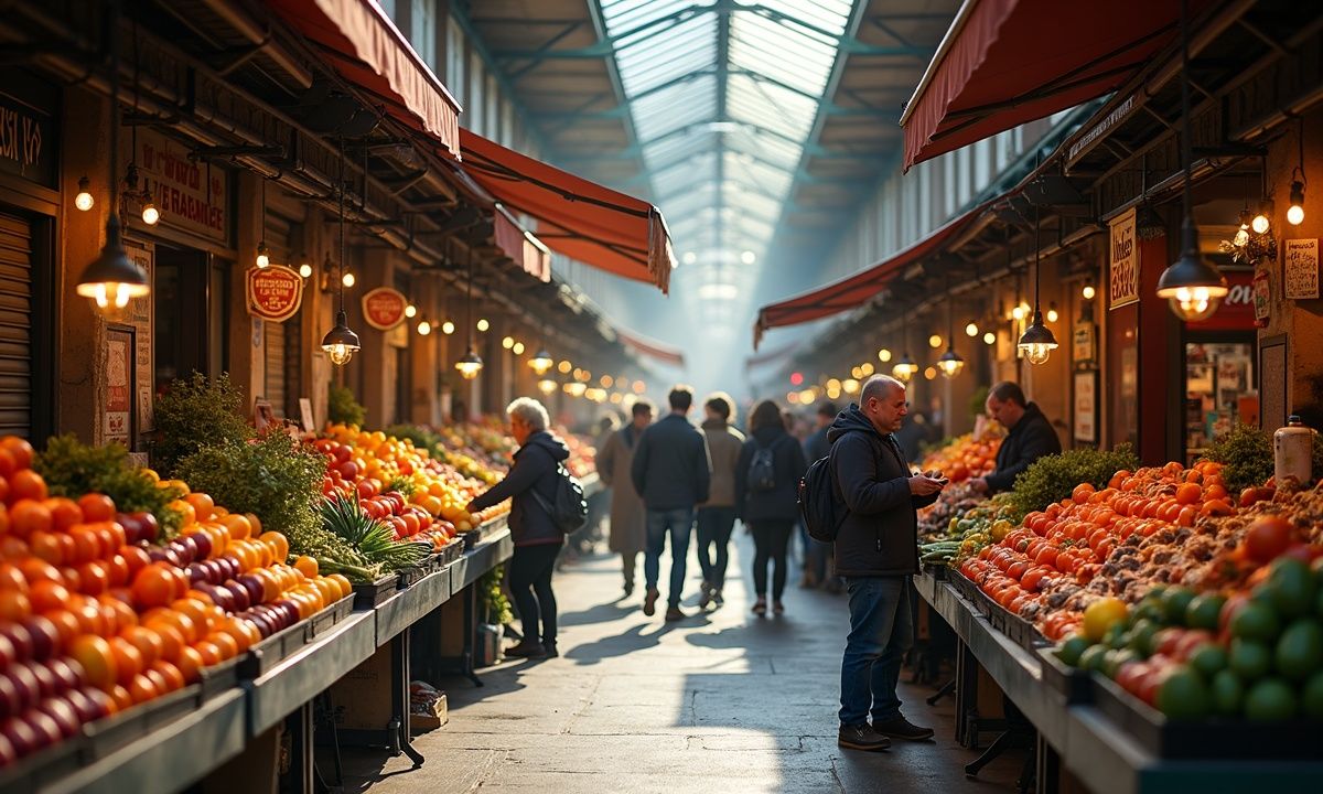 Plus de 25 000 visiteurs par jour" : c'est ici que se trouve le plus grand marché couvert d'Île-de-France, c'est une mer...