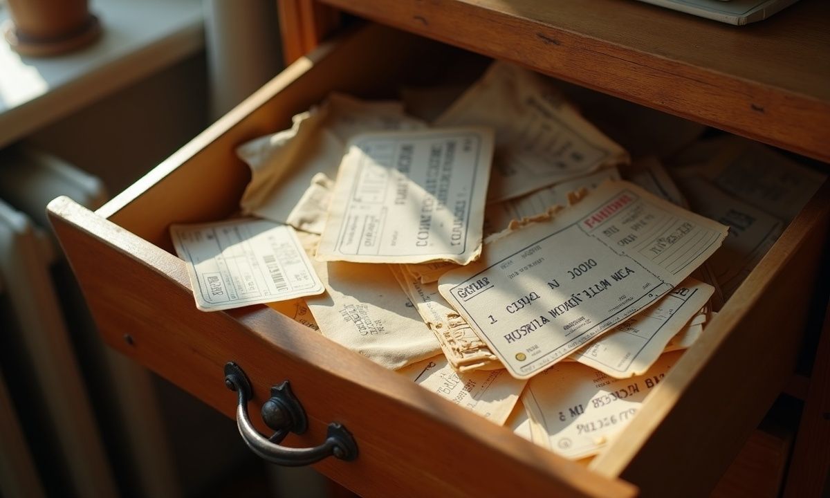Vous gardez tous vos vieux tickets de caisse ? Ce signe, pris à tort pour du désordre, cache un vrai atout mental